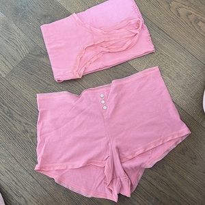 Victoria’s Secret PJ Set Pink